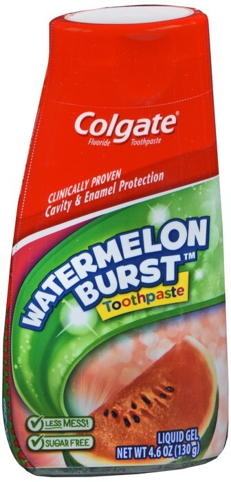 Colgate Anticavity Fluoride Toothpaste Liquid Gel Watermelon Burst 4.6oz