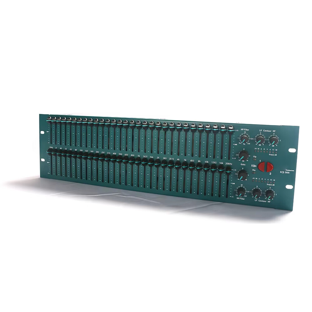 Dual 31 Band Stereo Equalizer Loudspeakerr Managed Graphic Equalizer for Studio