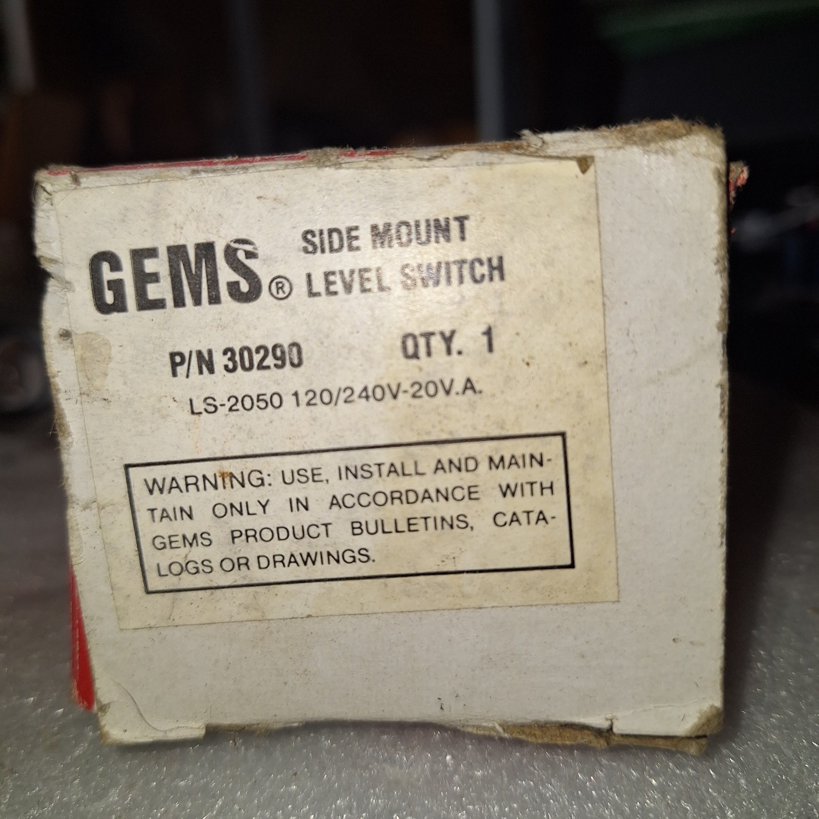 GEMS 30290 Level Switch 2 Switches.