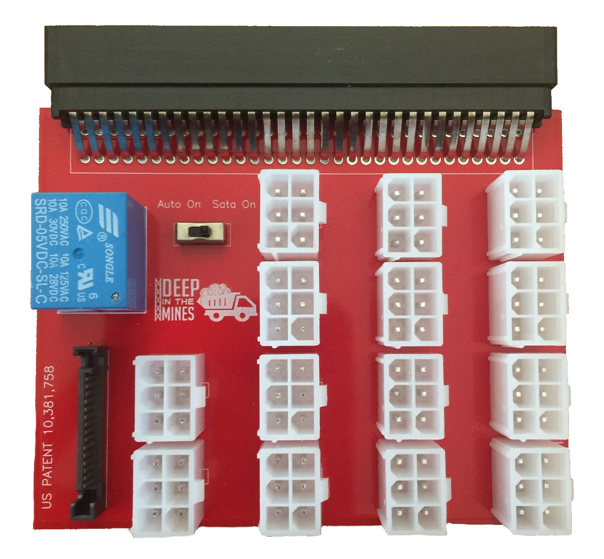 HP 1500w/1200w/750w Breakout Board 14 PCI with ATX Sync (1 Year Warranty)