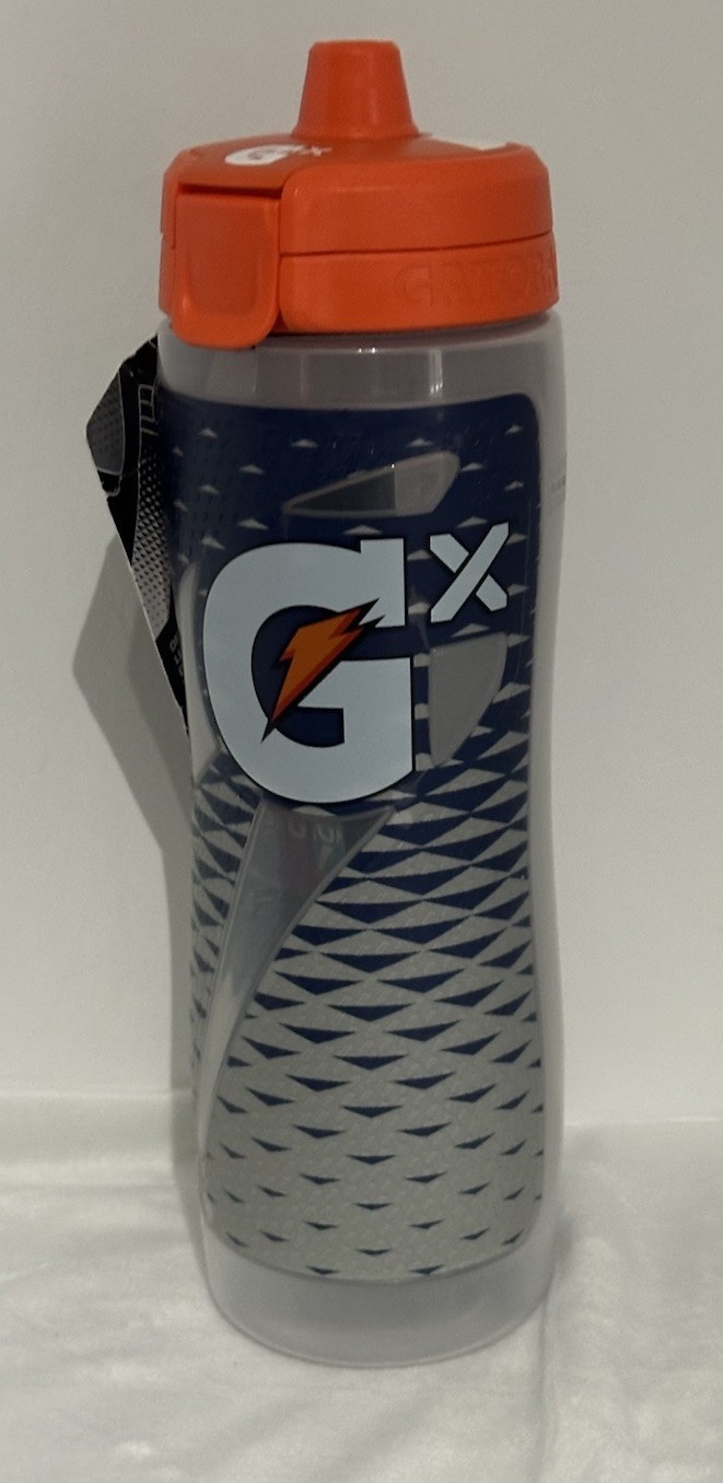NEW Gatorade GX Dallas Cowboys 30 oz Blue Marble Non-Slip Squeeze Water Bottle