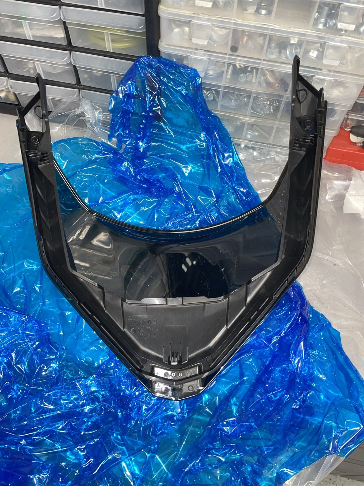 2026 Ski Doo MXZ 850 OEM Low Windshield Windscreen Dark Smoke Black