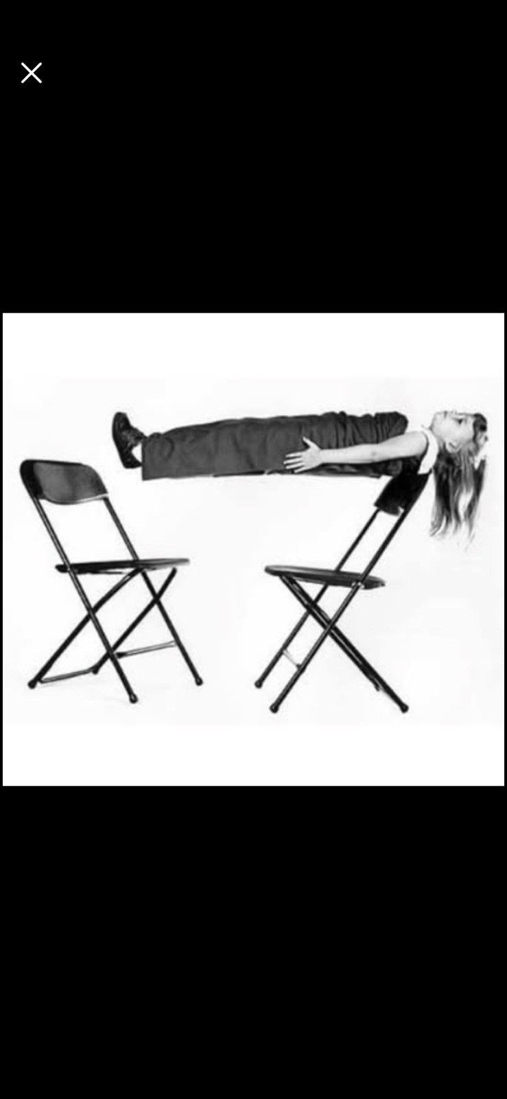 Chair Suspension illusion