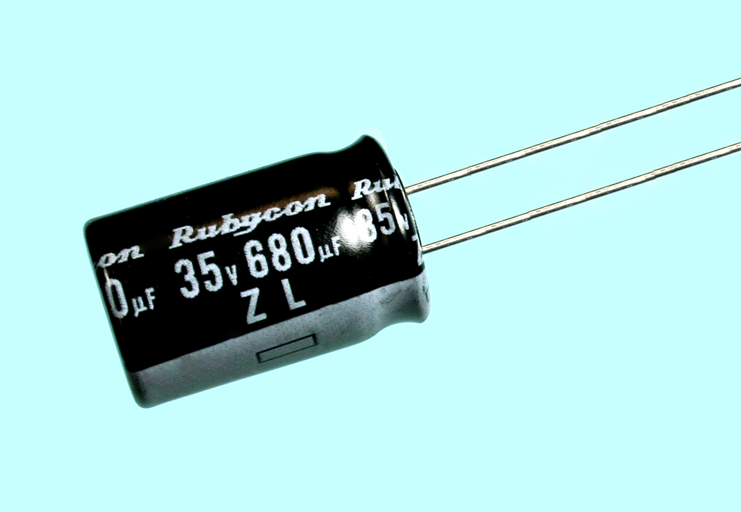 10pcs Rubycon ZL 680uF 35v 105C Radial Electrolytic Capacitor Low ESR