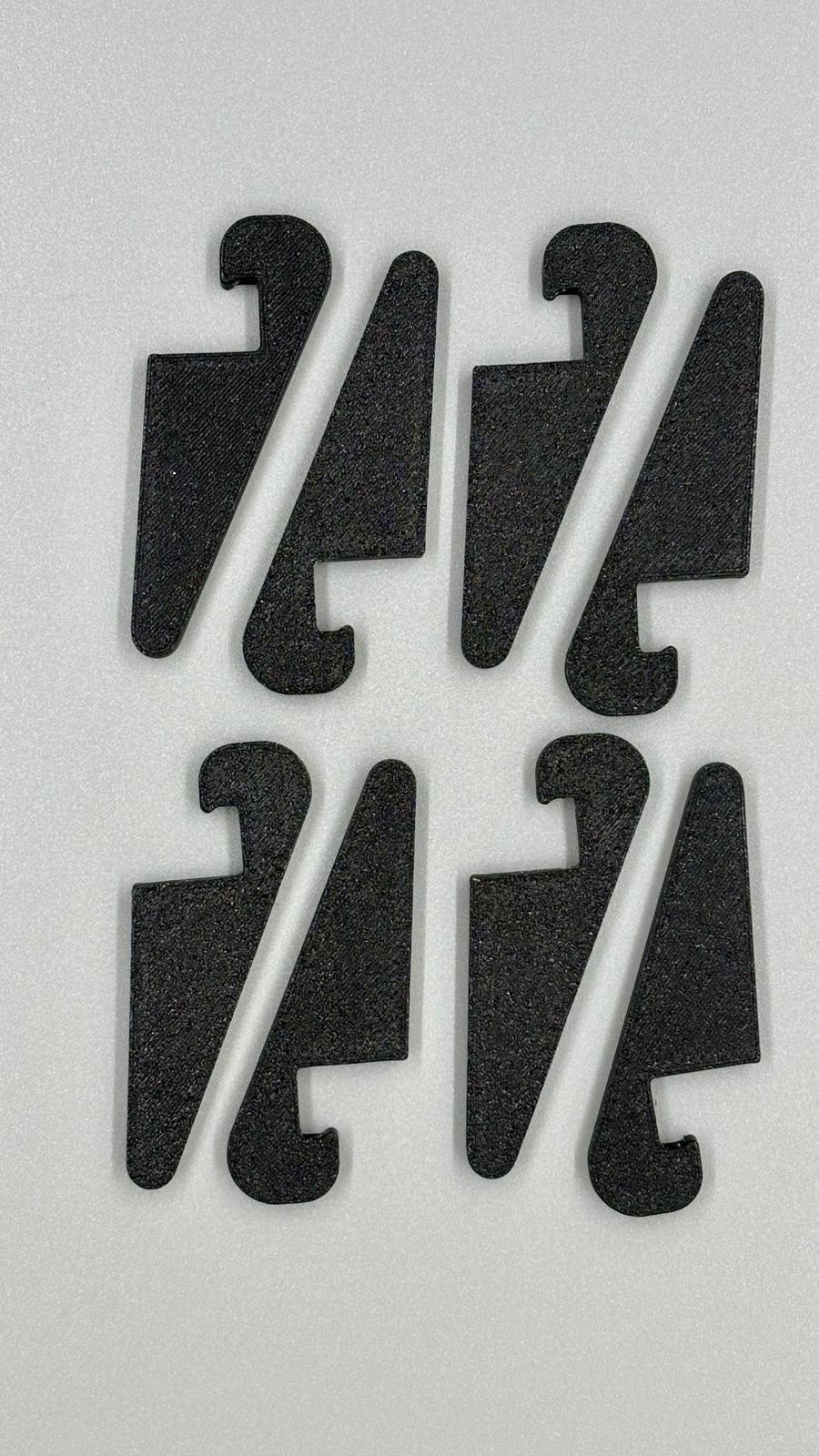 Black Rummikub Replacement Stand Legs (8 pack)