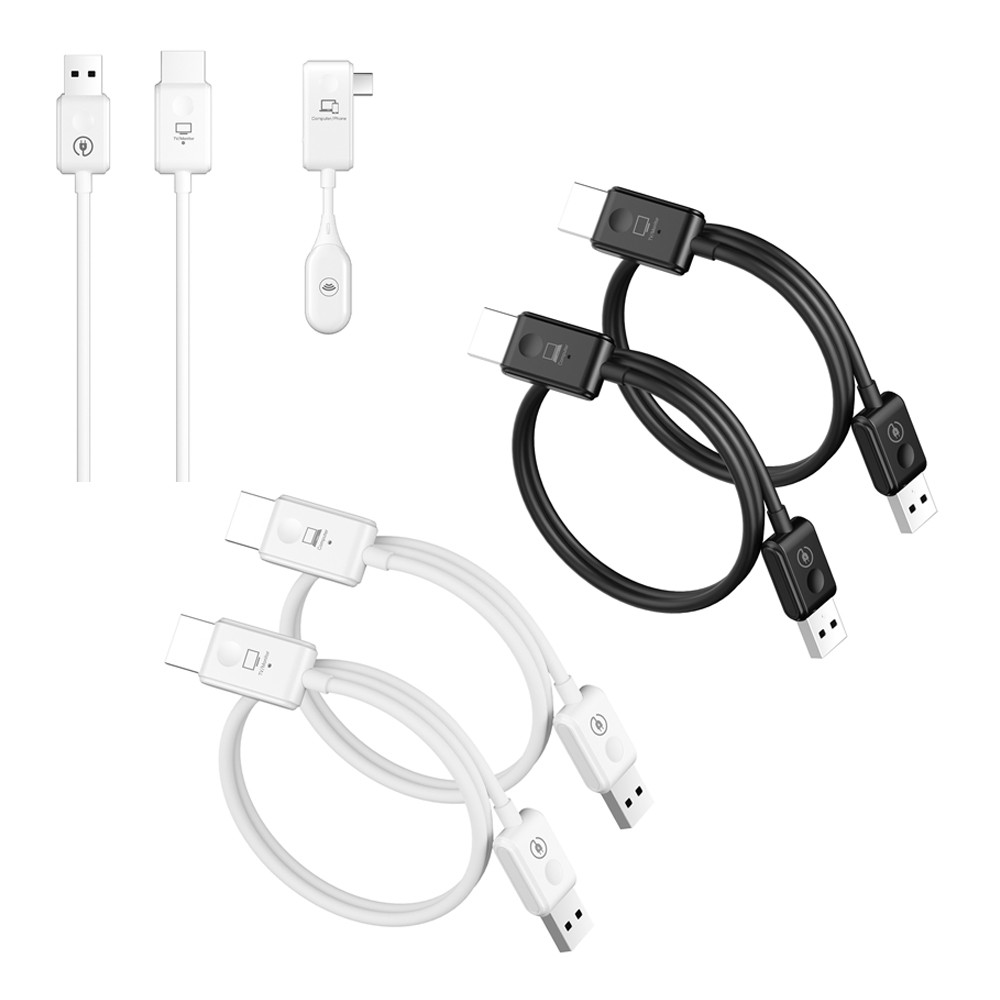 50M Wireless HDMI Type-C Extender Video Transmitter Receiver for PS4 DVD Camera