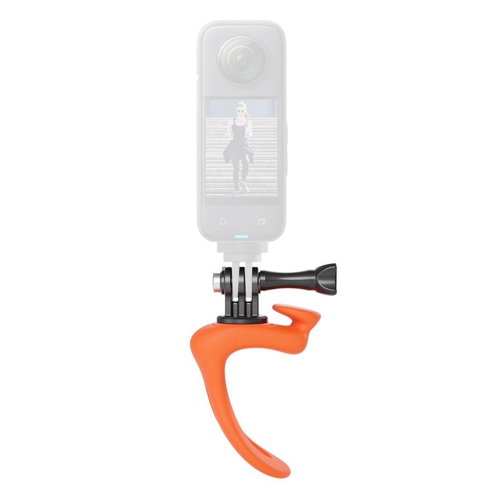 Orange Silicone Flexible Mount For Gopro Hero/Insta360/DJI Osmo Action Camera gg