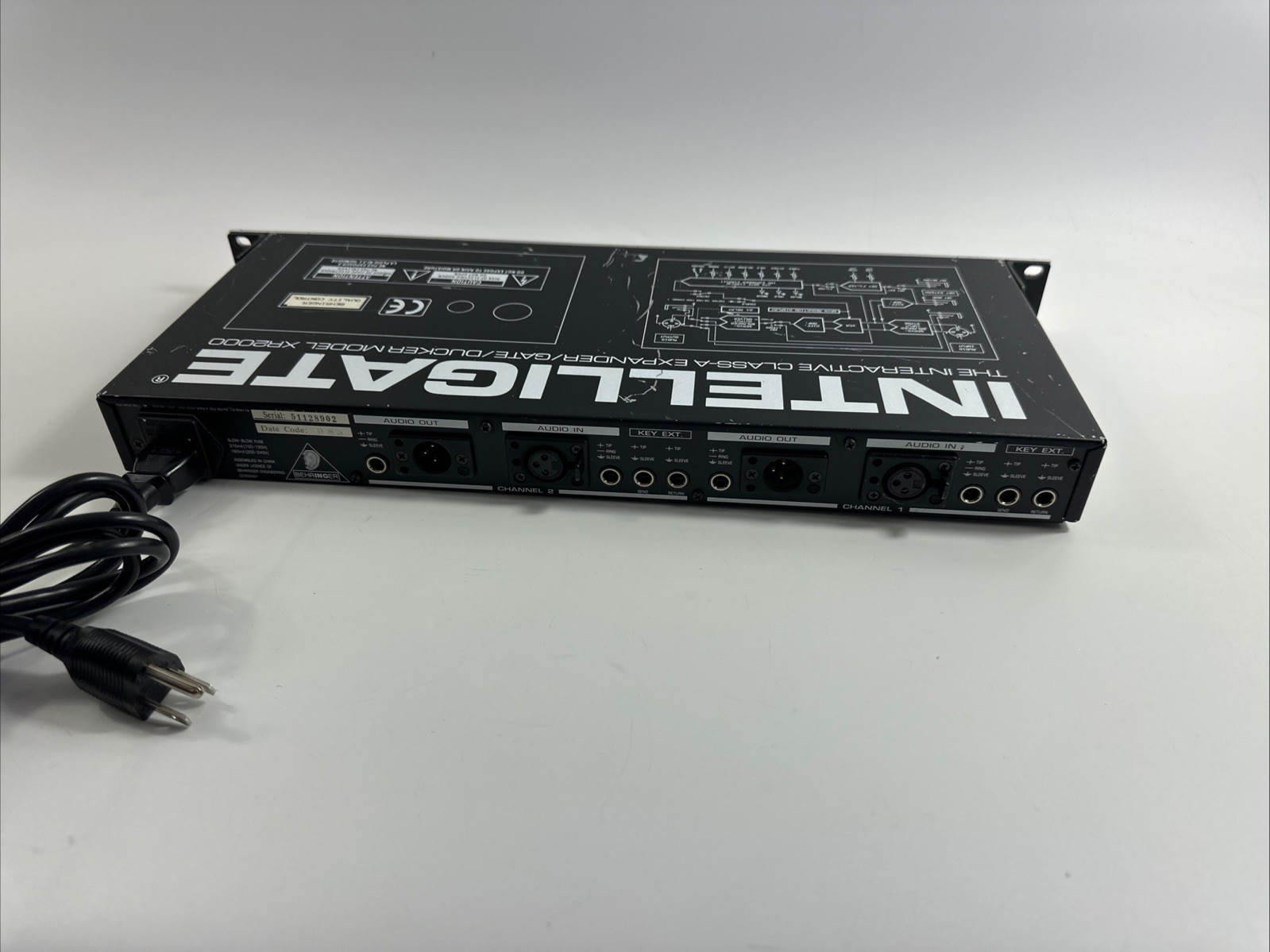 Behringer Intelligate XR2000 2-Ch Interactive Class-A Expander Gate Ducker