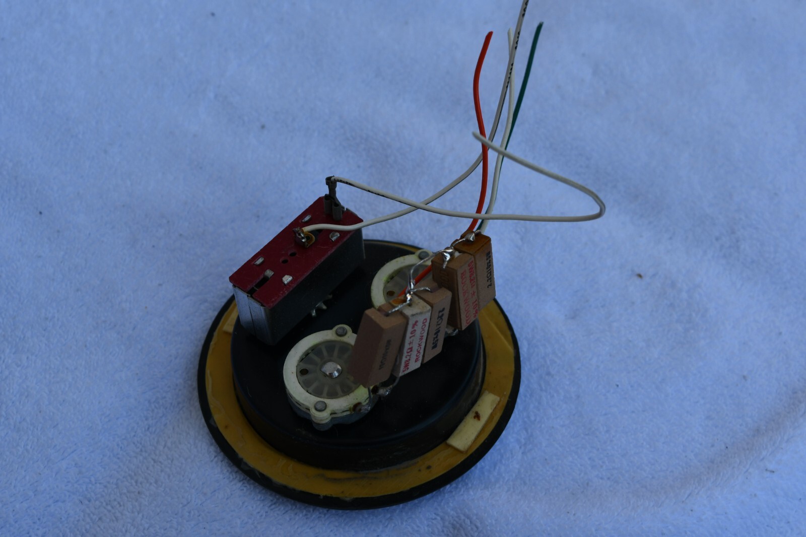 fisher st-641 Single Crossover pulled from working Speaker tested rare 2j