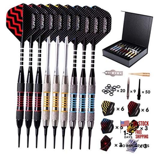 Darts Plastic Tip - Professional Soft Tip Darts Set for Electronic Tungsten