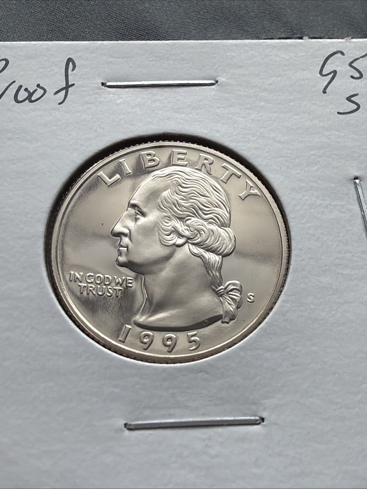 1995-S Washington Quarter CLAD Proof Free Shipping
