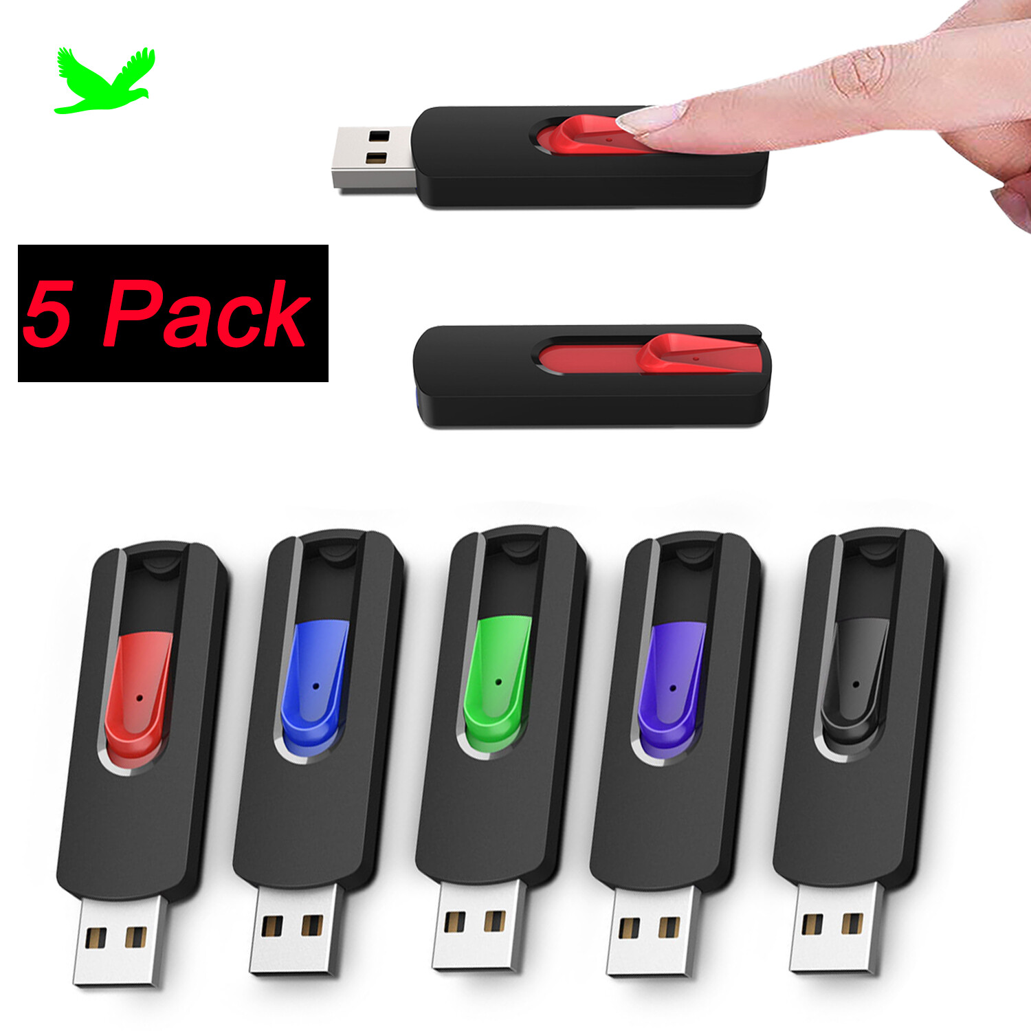 5PCS 10PCS 32GB USB 2.0 Flash Drives Memory Stick Thumb Drive Pen Drives Storage