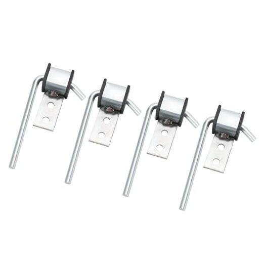 4 Pack Heavy Duty Exhaust Hanger Rods 90° Bend Universal Use 6inch-4pcs