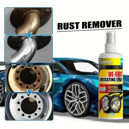 Universal Rust Remover Spray for Car Wheels Metal Surface DecontaminationView