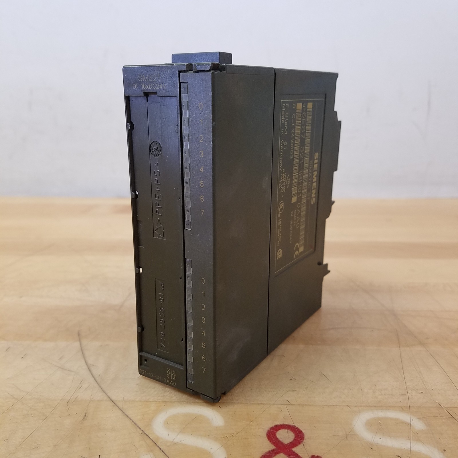 Siemens 6ES7 321-1BH01-0AA0 Simatic S7 Digital Input Module, 16 PT, 24 VDC