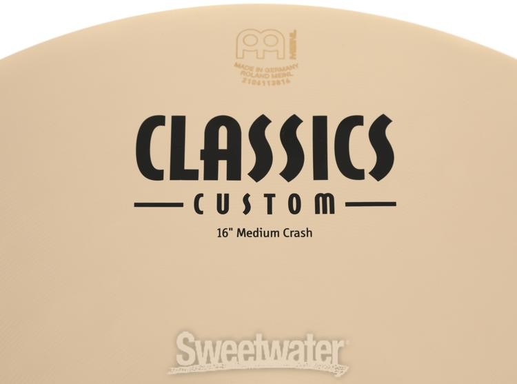 Meinl Cymbals Classics Custom Medium Crash Cymbal - 16"