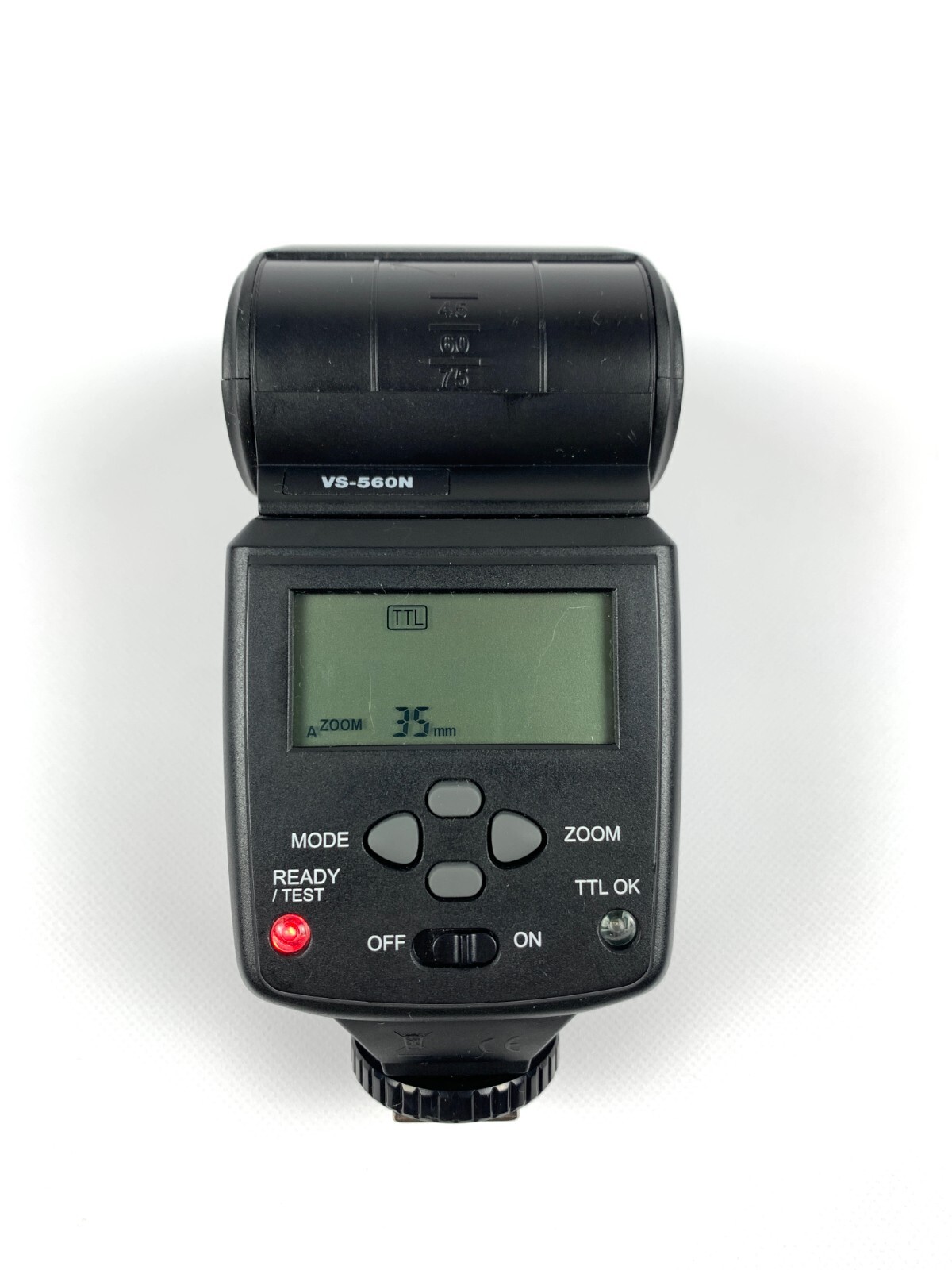 Bolt VS-560N Camera Flash Black TTL Photography Accessory for Nikon Working