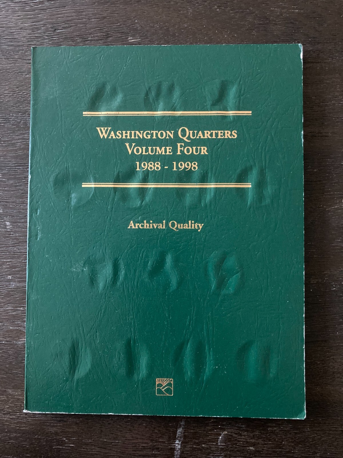 1988-1998 Washington quarters coinbook with P and D mints