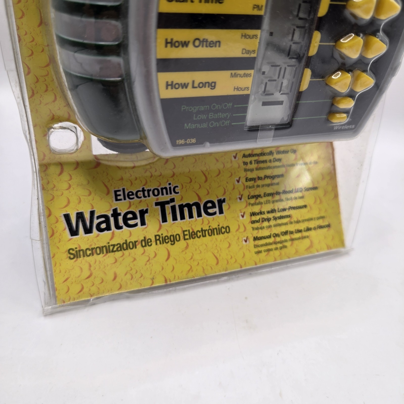 NEW Vigoro Electronic Water Timer Wireless Irrigation Sprinkler Hose Controller