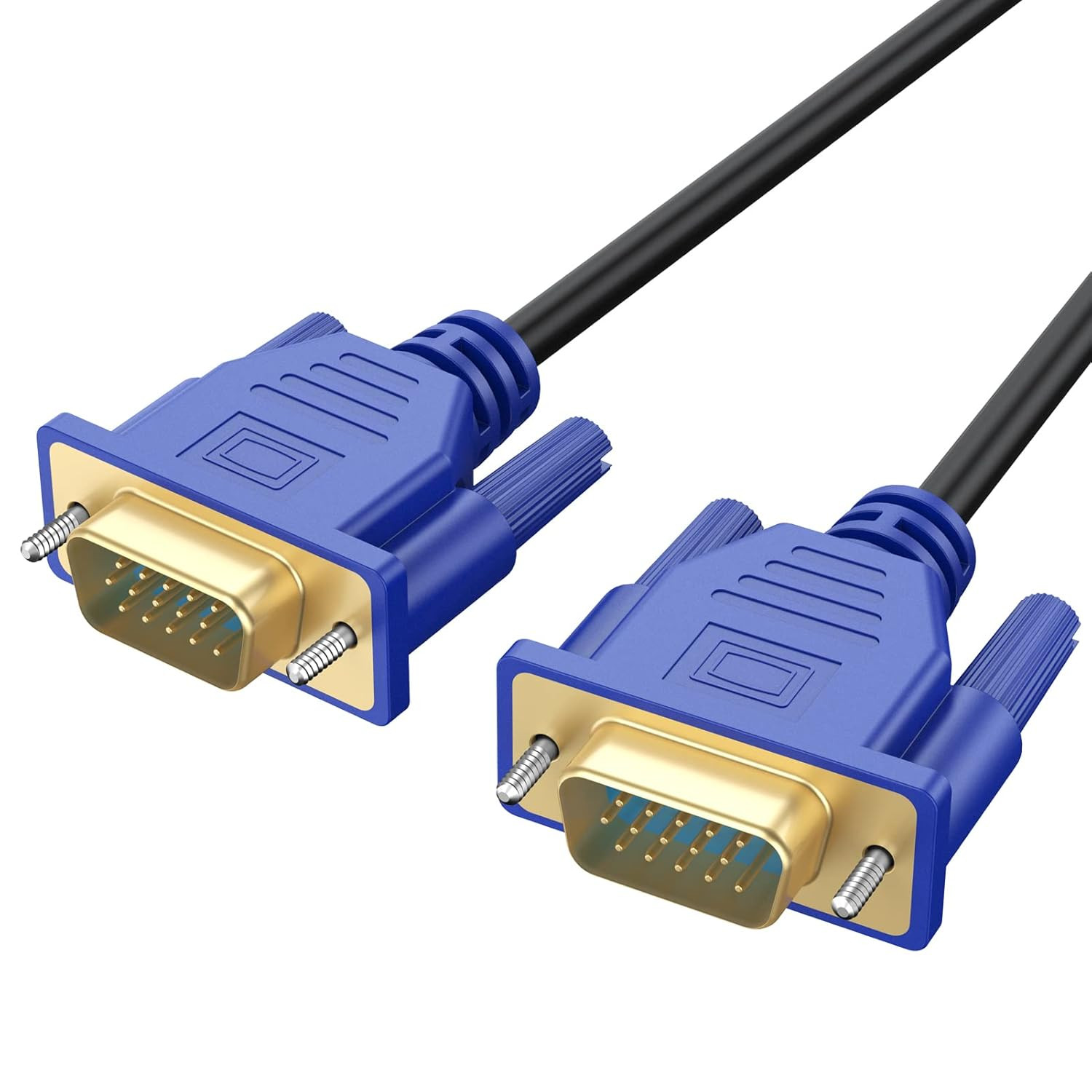 VGA to VGA Cable 10FT, VGA Cord for Computer Monitor Gold-Plated SVGA Cable 1080