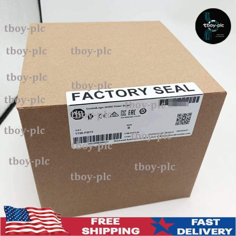 AB 1756-PB75  Factory Sealed SER B ControlLogix 24V DC Power Supply US Free Tax