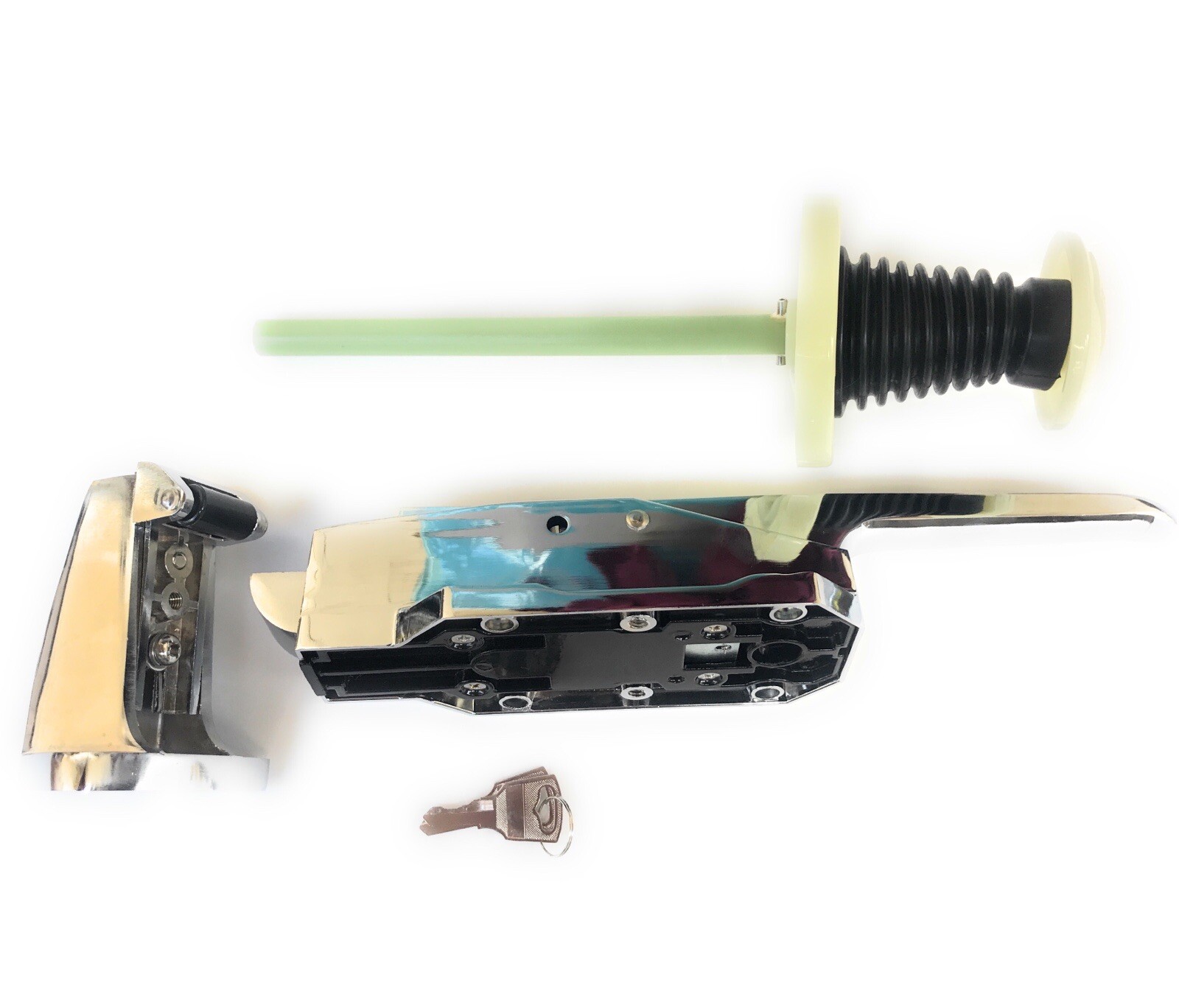 COMPLETE DOOR LATCH SET WITH INSIDE RELEASE & KEYS