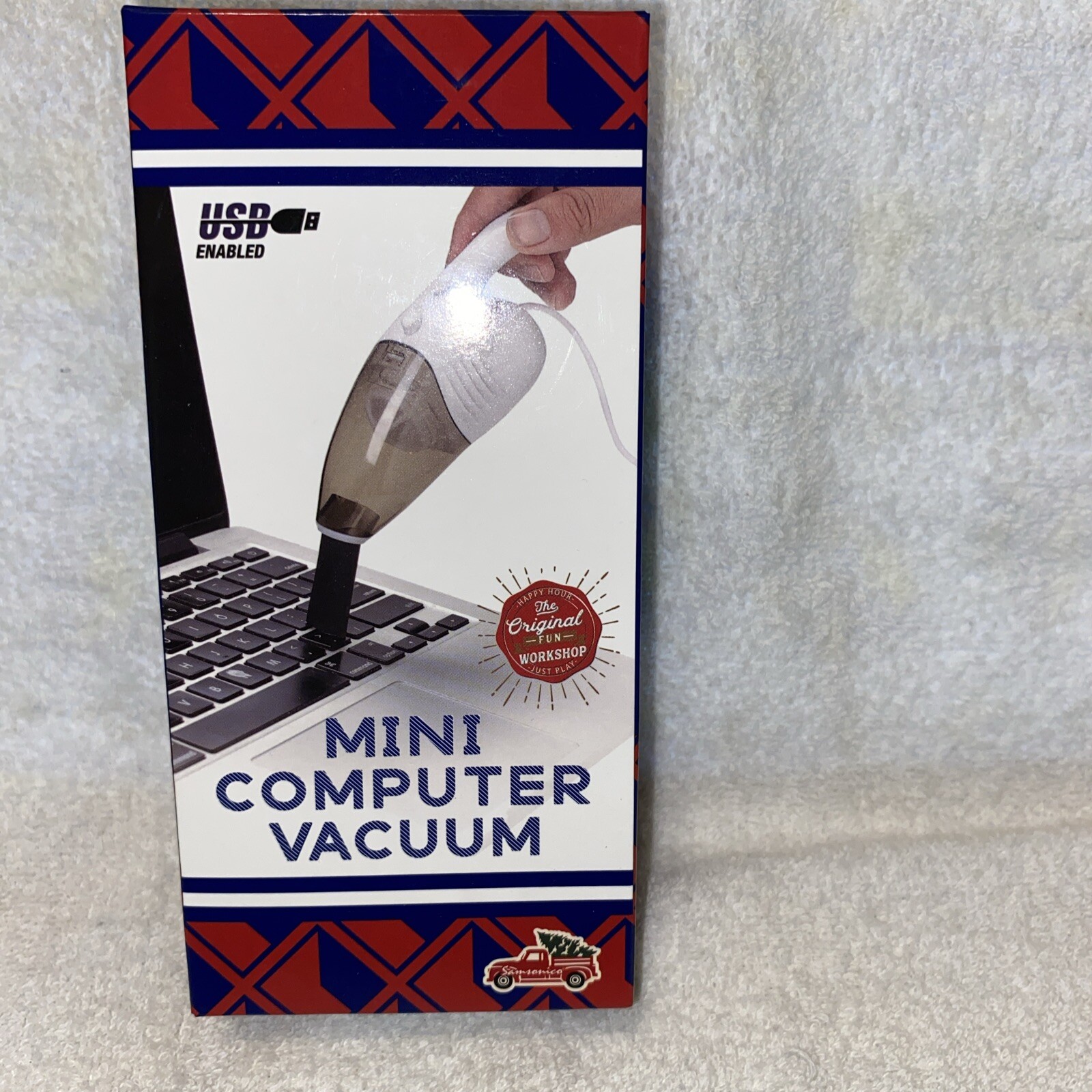 "Brand New" Mini Computer Vacuum USB Enabled Brush Attachment