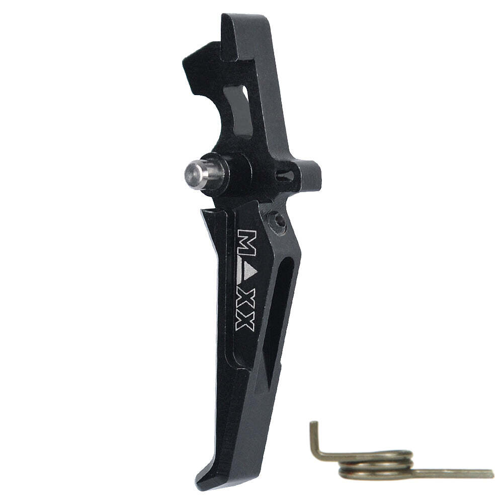 MAXX- CNC Aluminum Advanced Trigger (Style E) for V2 Gearbox - MX-TRG001SE