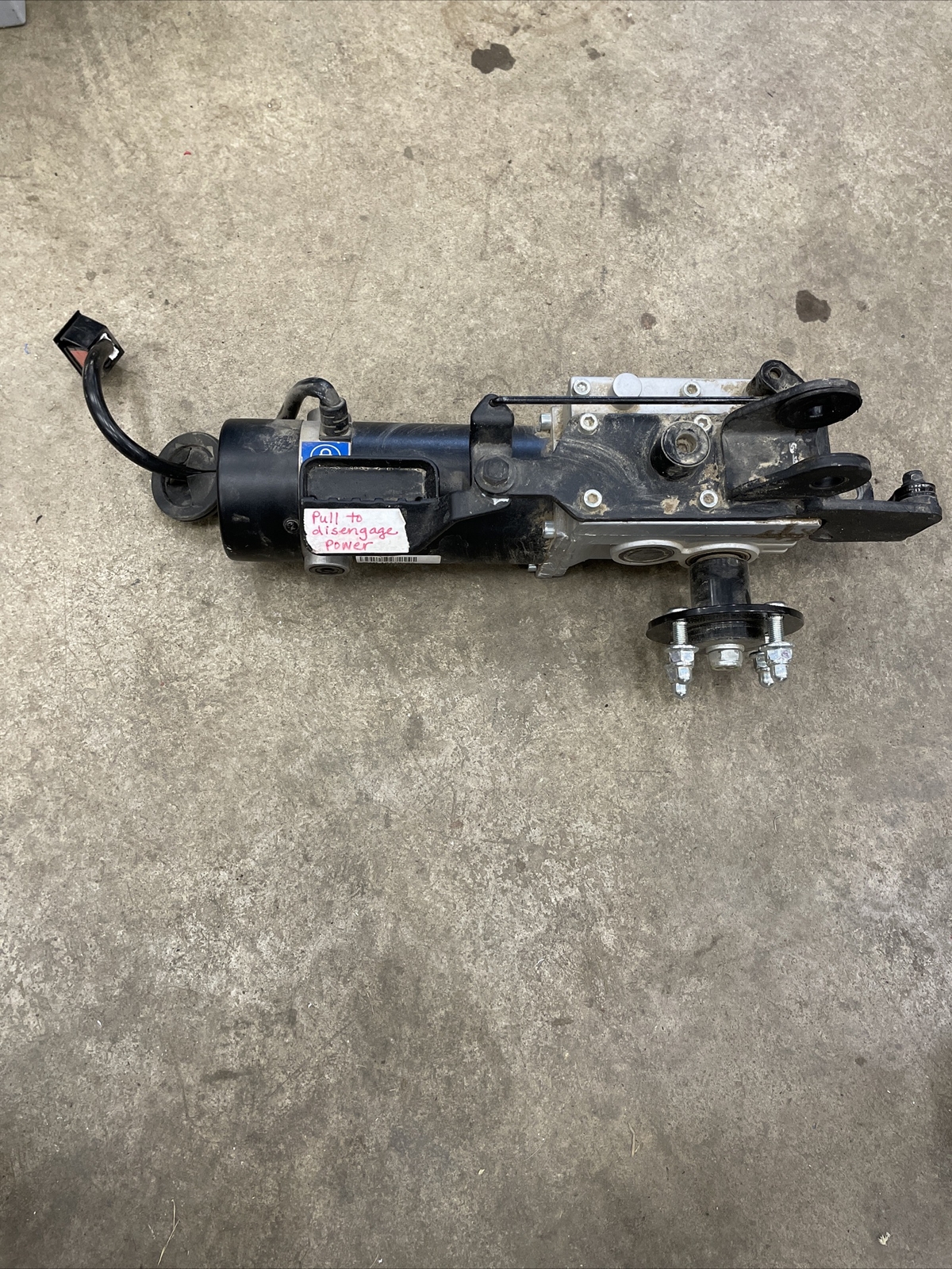 Quantum Pride J6 Power Wheelchair Motor Right Side, M1H13110132, UNTESTED, AS IS