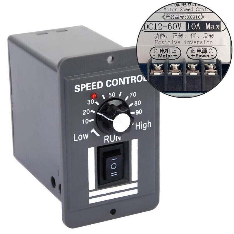 DC Motor Forward and Reverse Continuously Variable Speed Controller 12V-60V