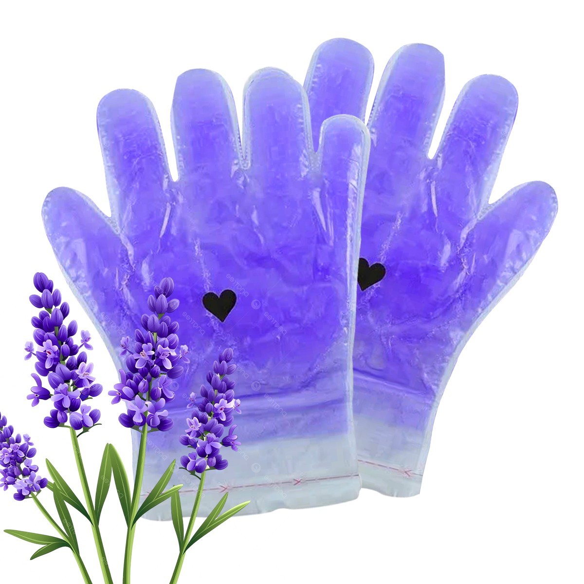 Lavender Paraffin Wax Gloves 6 Pairs – Disposable Hand Spa Gloves for Salon Home