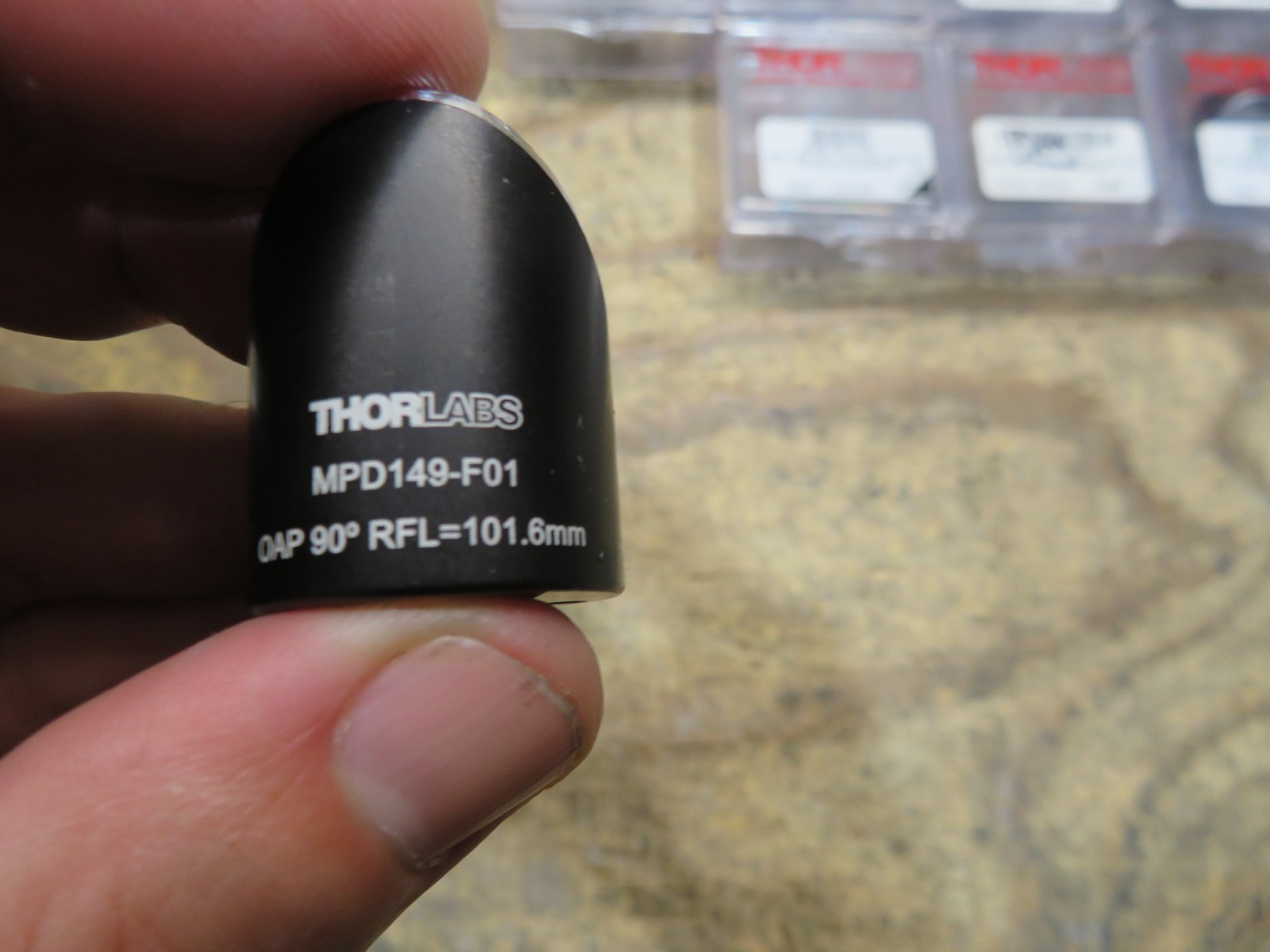 LOT OF 10 ThorLabs MPD119-M01 Ø1" 90° Off-Axis Parabolic Mirror Protected Gold