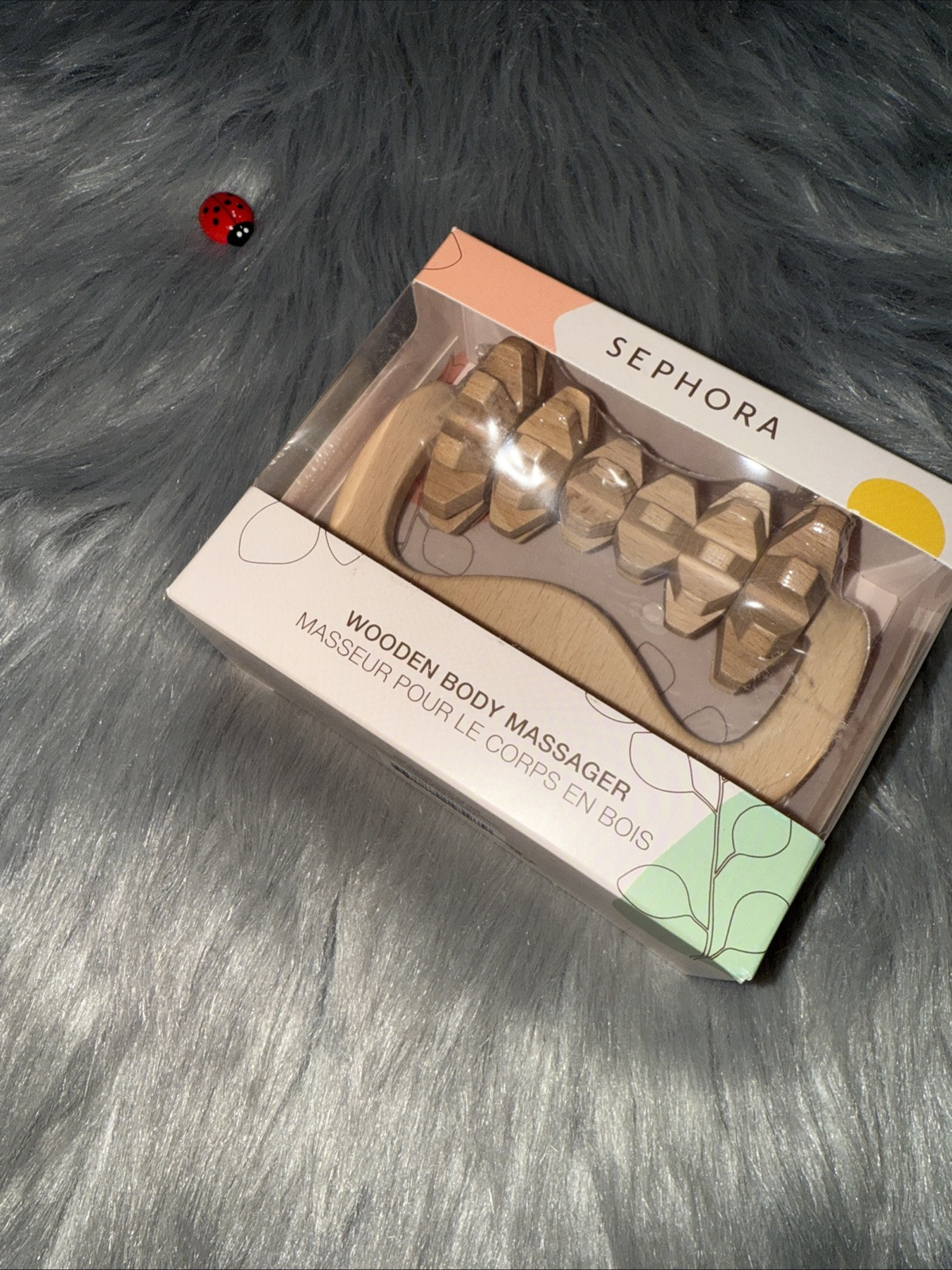 SEPHORA COLLECTION Wooden Body Massager Vegan Cruelty-Free NIB