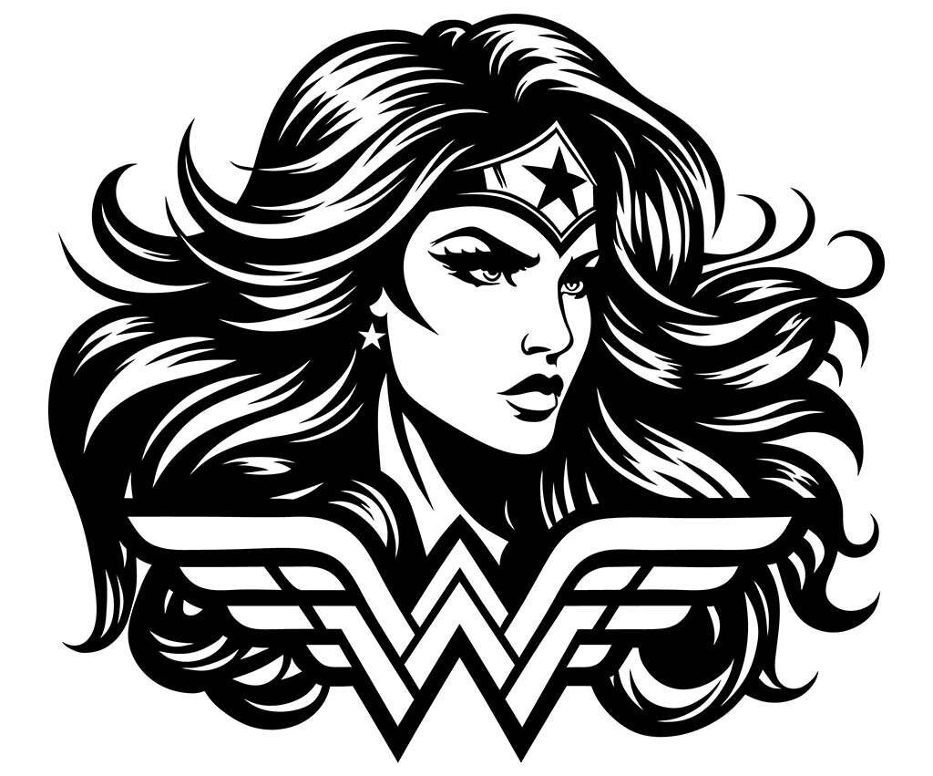 Vinyl Decal Car Truck Sticker Wall DC Justice League  - Wonder Woman