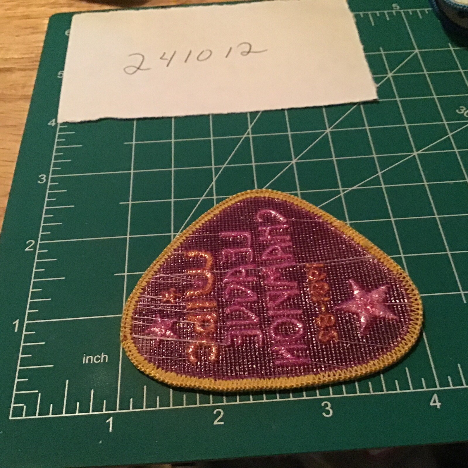 Vintage Bowling Patch - WIBC League Champion 81 82