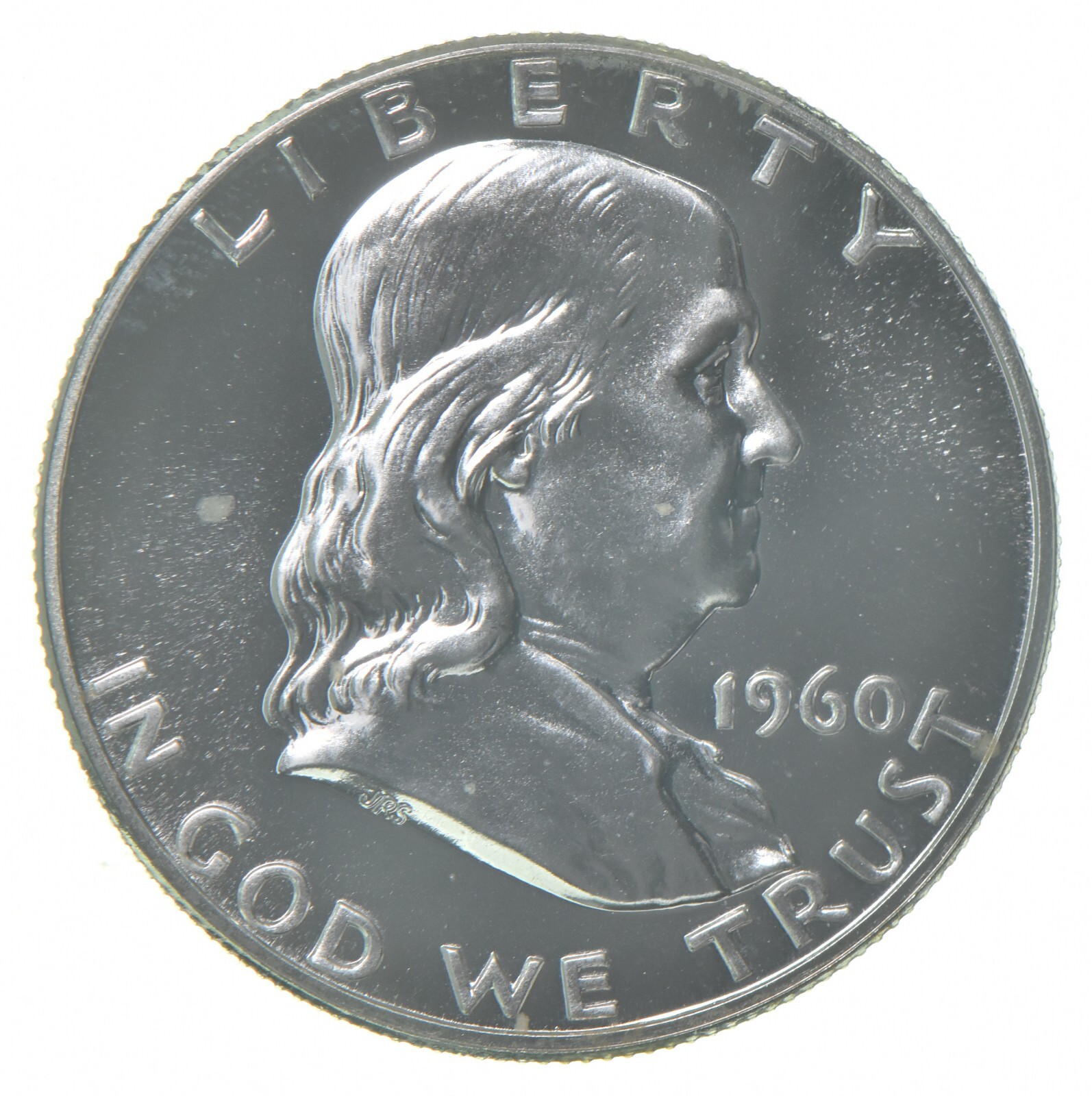 1960 Proof Franklin Half Dollar