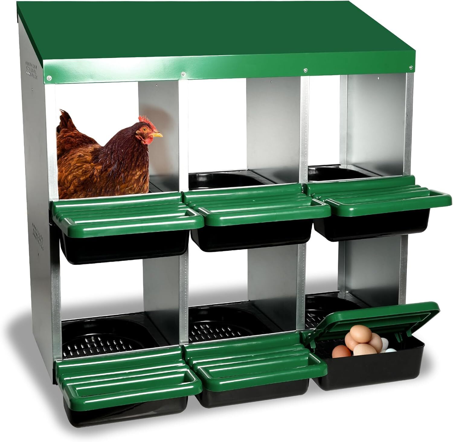 Chicken Nesting Box, 6/8/10 Compartments Nesting Box Nesting Boxes for Chicken
