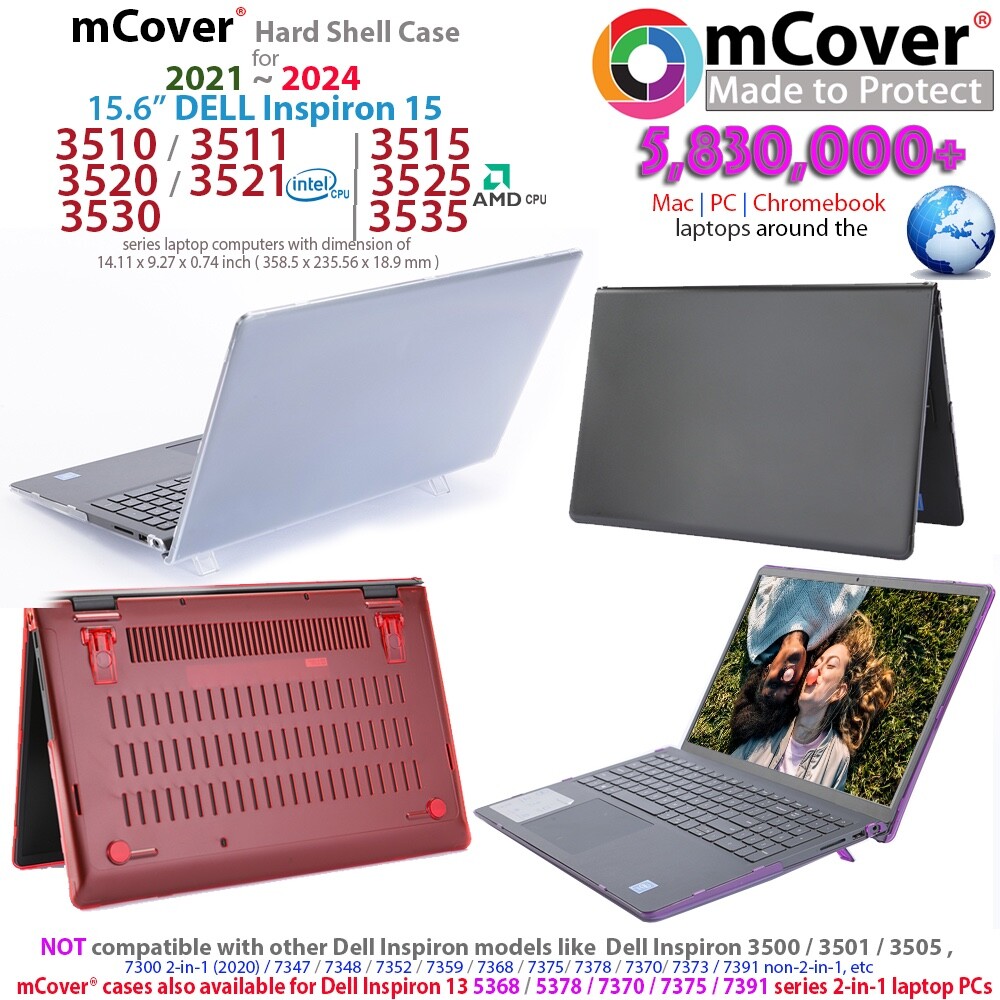 NEW mCover for 2021～2024 15.6" Dell Inspiron 15 3510 3511 3515 3520 3525 3530