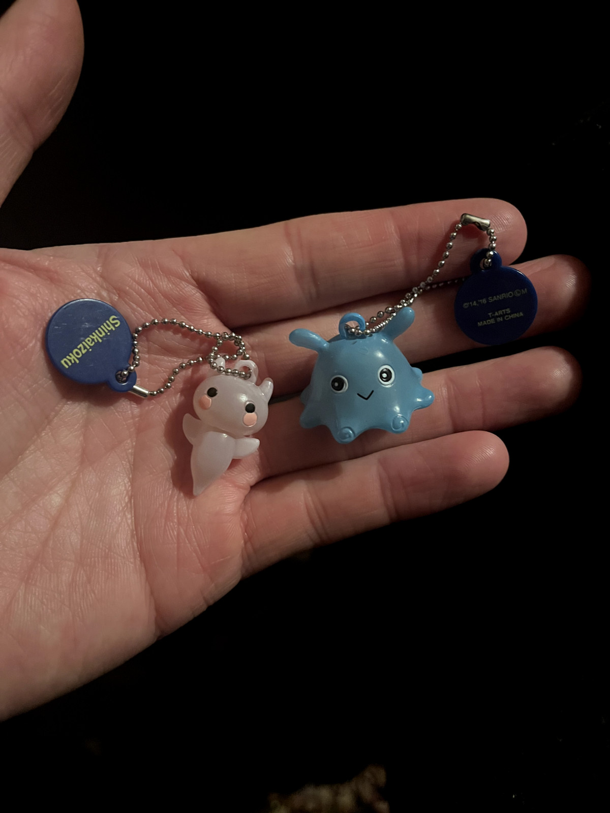 Takara Tomy Arts x Sanrio Shinkaizoku Octopus Clione 2x Mini Charms