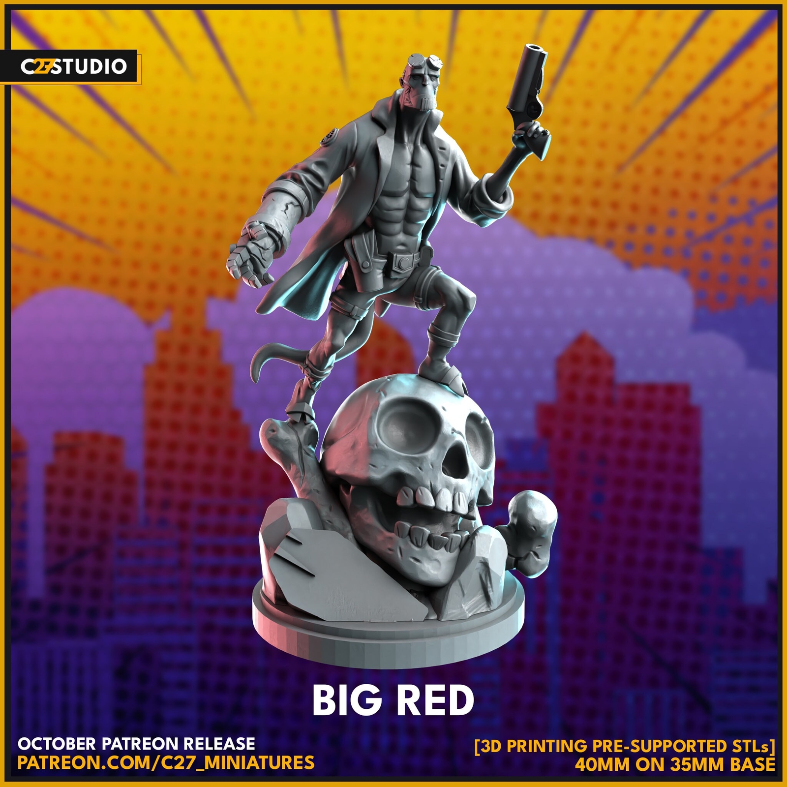 Big Red | 40mm Crisis Protocol | Superhero