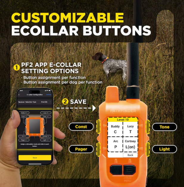 Dogtra Pathfinder2 Mini Compass - Handheld GPS Dog Tracking and Training System