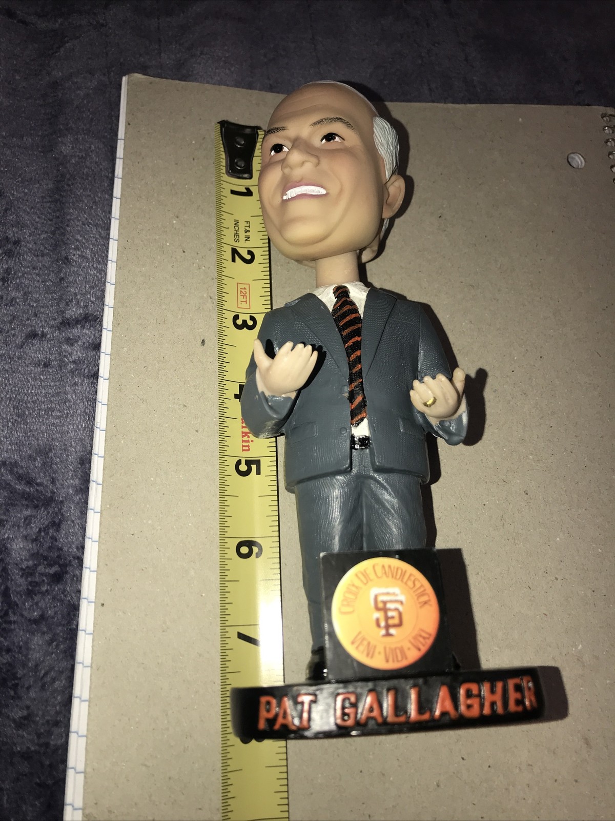 Pat Gallagher San Francisco Giants Bobble Head No Box 2009 Rare