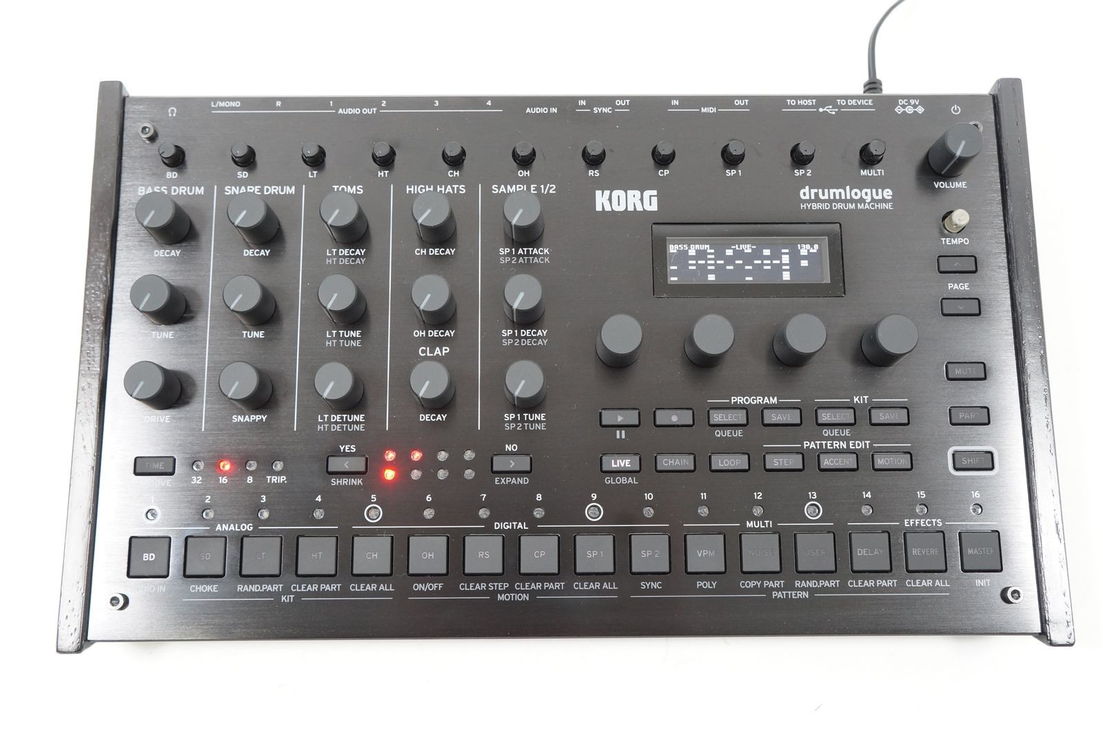 [Open box] Korg Drumlogue Hybrid Drum Machine 2022 - Present Black