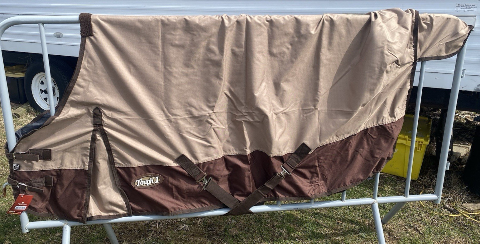 600d  75" Brown/Tan Tough 1 Waterproof turnout sheet