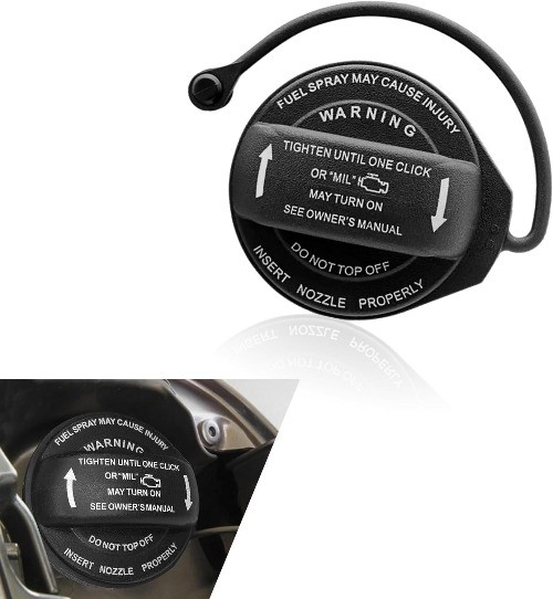 1 PC Black Fuel Tank Cap Replacement 5Q0201550L, Compatible with Audi A4 A5 A8 S