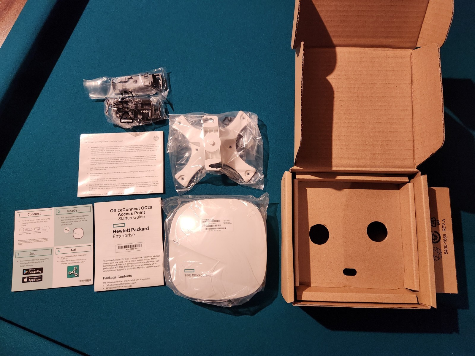 HP HPE OC20 JZ073A POE Wireless Access Point