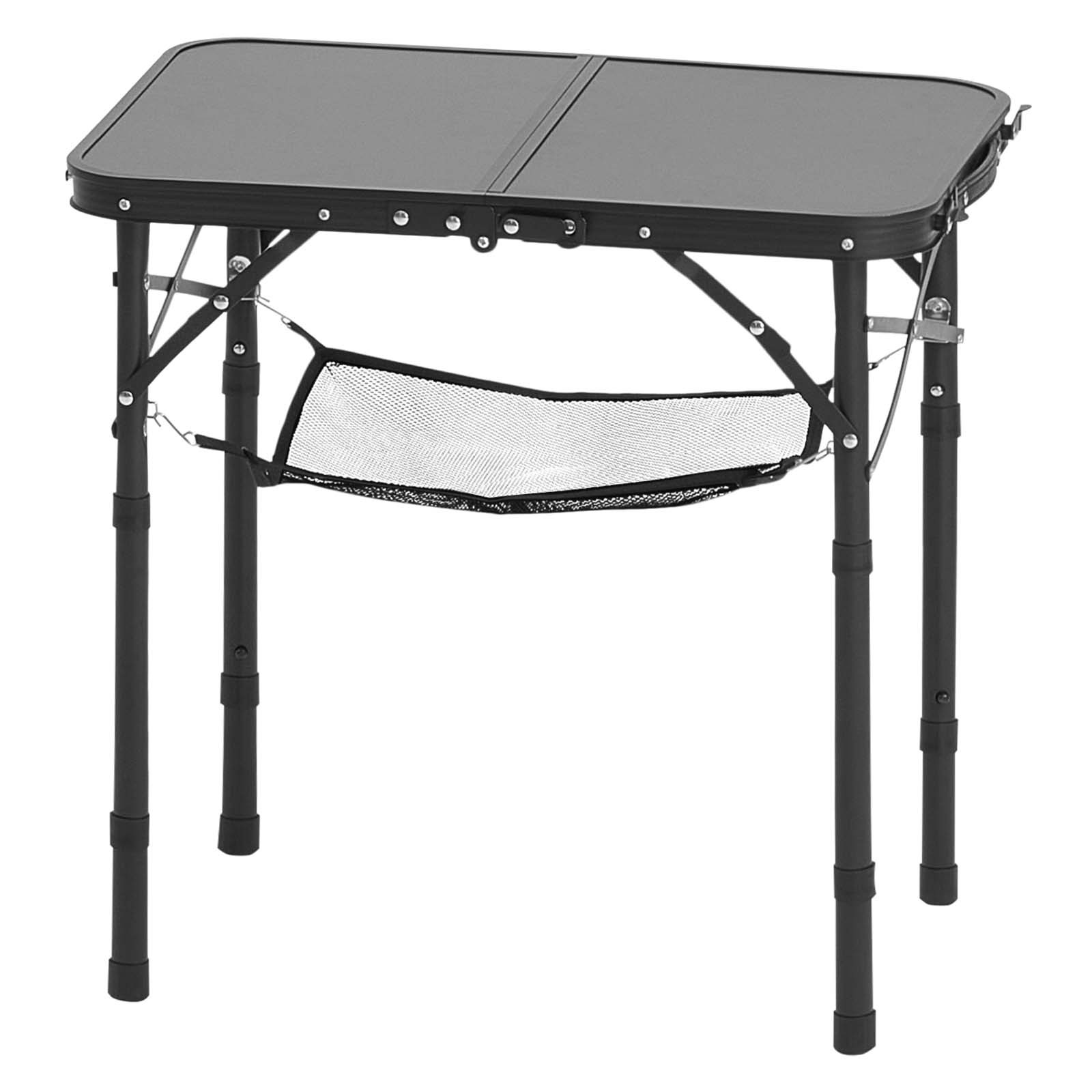 2ft Folding Portable Camping Table Aluminum Adjustable Height Outdoor