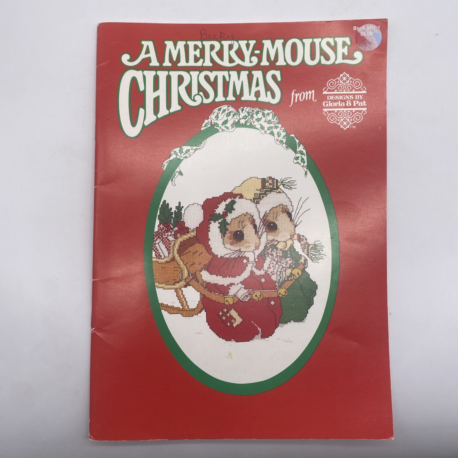 Gloria And Pat Merry Mouse Christmas Cross Stitch Pattern Booklet