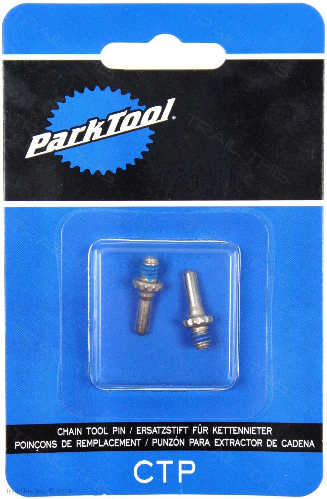 Two (2) Park Tool CTP Replacement Pins for CT-3.2 CT-3.3 CT-5 Bike Chain Breaker