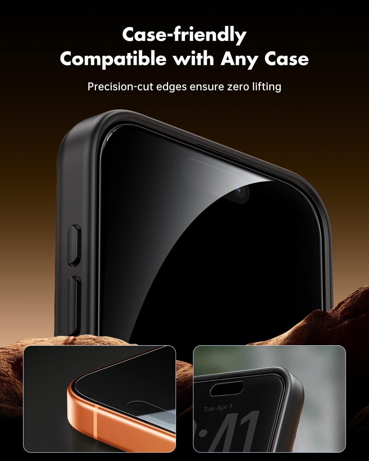 3 Pack Tempered Glass Screen Protector for iPhone 17 Pro Max 17 Pro 17 HD Clear